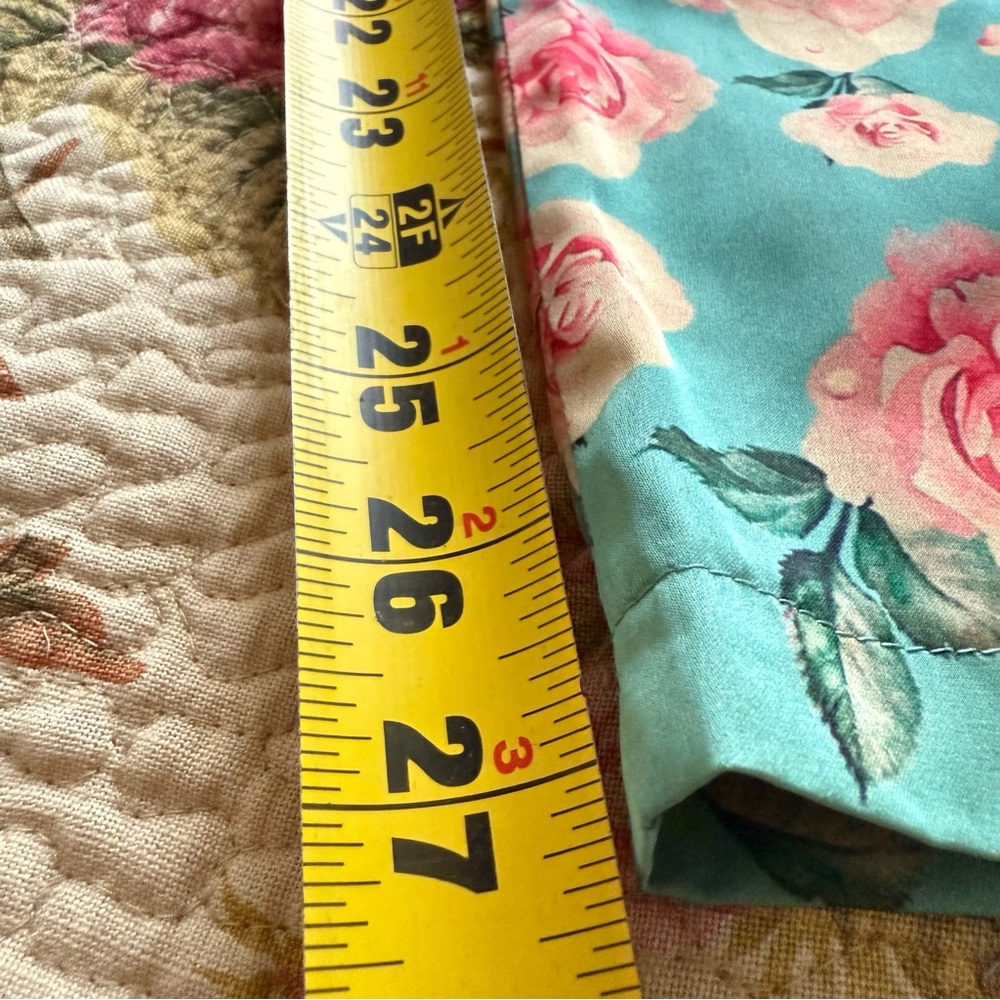 Silkin Rosella Handmade Soft Silky Floral Pajama Lounge Set  2PC Women’s size S - Picture 16 of 16